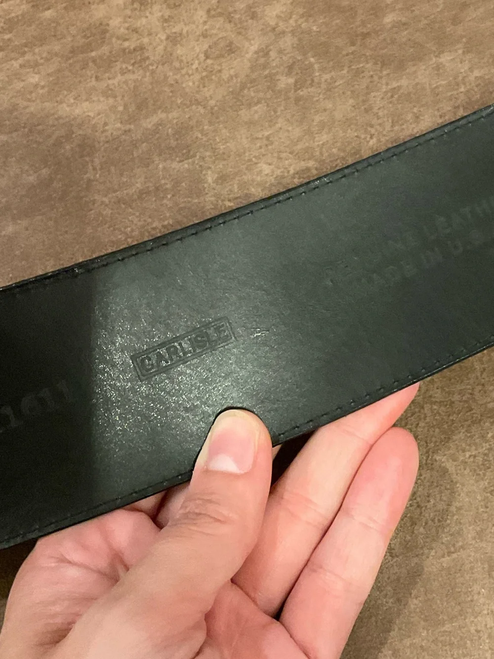 Carlisle black crocodile